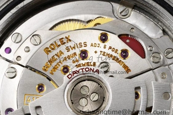 MiroTime 0425 Daytona 116519 Clean Factory 1:1 Best Edition Black Diamonds Dial on Oysterflex Rubber Strap SA Comfortable 1829